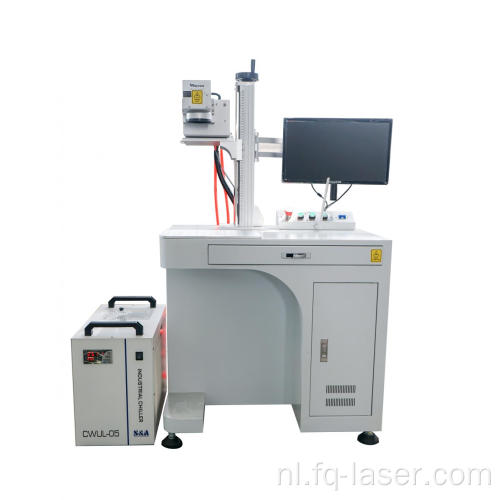 Desktop UV Fiber Laser Marking Machine voor kunststoffen